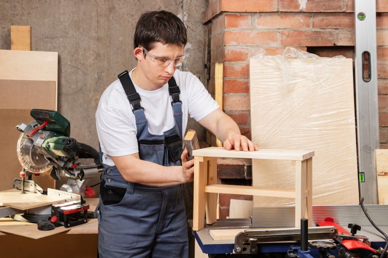 Repaired Wooden Stool